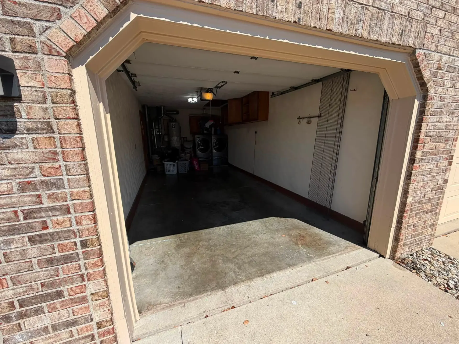 Garage decluttered and hauled out — after